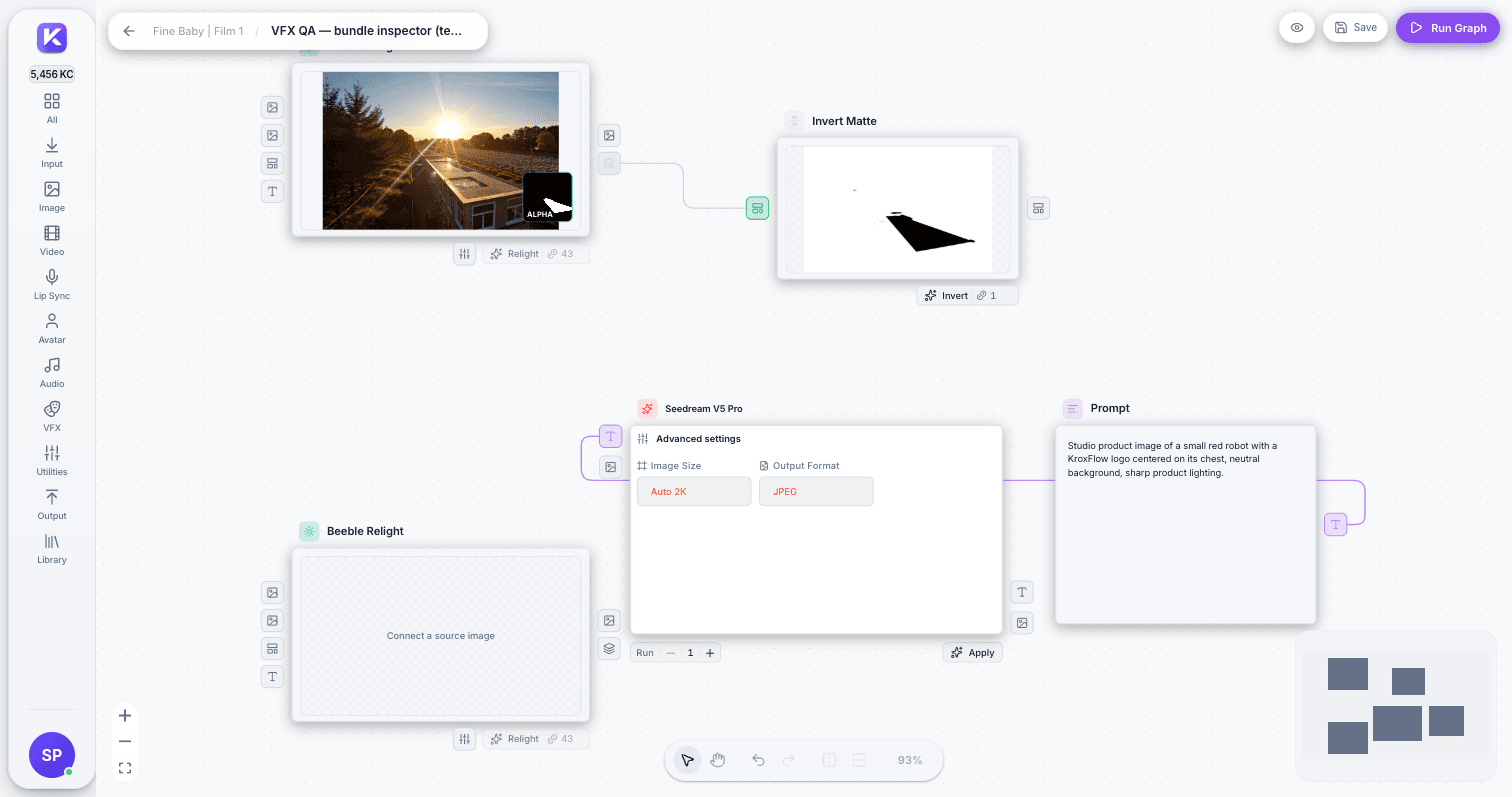 KroxForge Real App Interface